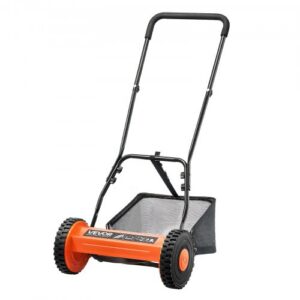 Käsitsi lükatav rullmuruniiduk 40 cm, 5 teraga, 15–45 mm, rohukogumiskotiga