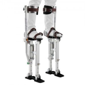 Reģipša ķekatas HCST-16SI, regulējamas 41-61 cm, alumīnijs, sudraba krāsā, līdz 103 kg