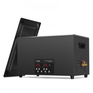 30 l ultrahelipuhasti, 600 W, digitaalne, 40 kHz, taimeri ja kuumutiga