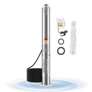 Sukelikaevu sukelpump 1100 W, 230 V, 65 l/min, 85 m, 20 m kaabel, väline juhtplokk
