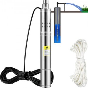 Gilus panardinamasis gręžinio siurblys, 550 W, 230 V / 50 Hz, 35 l/min, 108 m kėlimo aukštis, 7,6 cm