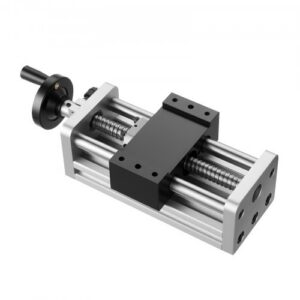 Lineaarruumi ajam, 100 mm löök, kuulkruviga CNC lineaarliugsiin