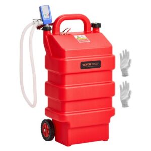 Kütusekanister, 60 l, kaasaskantav kütusepaak 12 V alalisvoolu 9,5 l/min elektrilise kütuseülekandepumbaga