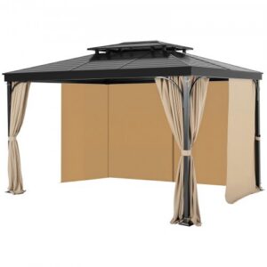 Aiapaviljoni kardinad JDC-34BE, 4-osaline, 281 x 373 x 213 cm, khaki