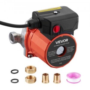 Karšto vandens recirkuliacinis siurblys, 38 l/min, 3 greičių, 100 W, AC 220-240 V, G3/4 į G1/2 adapteris