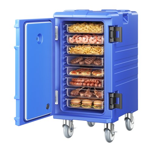 Isolatsiooniga toidualuste transportkast, 120 l, eeslaadimisega, ratastega, BW-120