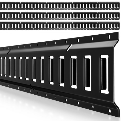 E-Track tvirtinimo bėgiai, 4 vnt., 2,3 m, krovinio tvirtinimo sistema