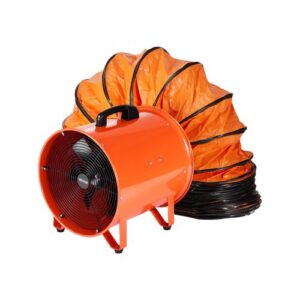 40,6 cm kaasaskantav ventilaator, 2 kiirust, 8792,4 m³/h tööstuslik puhuri ventilator 10 m painduva toruga