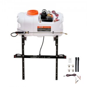 ATV pihusti, 60 l, 12 V pump, 7,2 l/min, reguleeritav 0–5 bar, 6,1 m voolik, valge