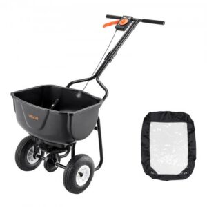 Stumjams kaisājamais kaisītājs, 27, 2 kg ietilpība, 0 līdz 3 m kaisīšanas platums, 20 cm pneimatiskie riteņi