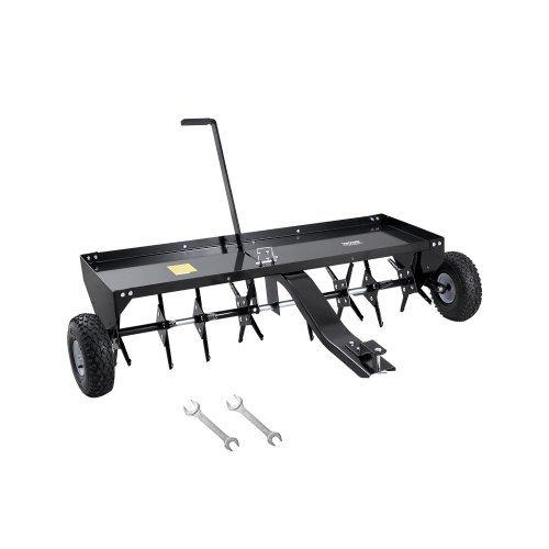 122 cm velkams zāliena aerators ar universālu sakabi