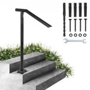 1–3 astme must terasest käsipuu treppidele, 200 kg, mudel DLZ-3STEP