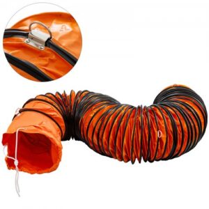 Lanksti PVC ortakių žarna, 7,6 m, 10 colių, oranžinė