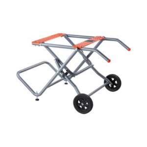 Pārnēsājams ripzāģa statīvs, 159 kg kravnesība, salokāms statīvs ar 203 mm gumijas riteņiem