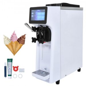 Komerciāla mīkstā saldējuma mašīna, 10 l/h, 900 W, viena garša