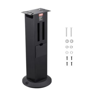 Pinklihvija alus GS-C, must, malm ja teras, 35 x 35 x 84 cm