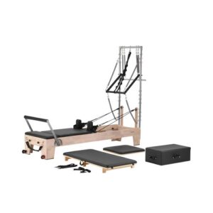 Pilates reformeris, koka trenažieris mājas zālei un studijai ar dubultu pretestību