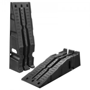 Automobilio užvažiavimo rampos , 2 vnt., juodos, 91 x 31 x 22 cm, 7257 kg GVW