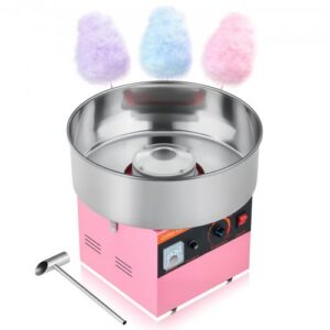 Suhkruvattide masin, 1000 W, roosa
