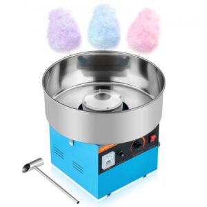 Suhkruvati valmistav masin, 1000 W, sinine, 38 cm, roostevabast terasest kauss