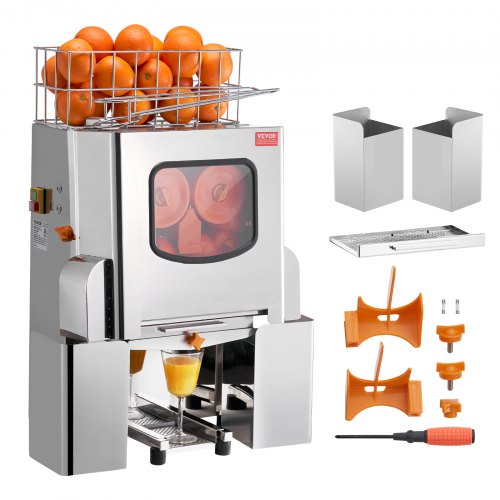 Kaupallinen appelsiinimehulinko, 120 W, automaattinen, ruostumaton teräs, 20 appelsiinia/min, NS-2000E-3