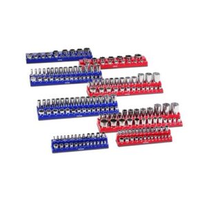 Magneettinen hylsyjärjestin, 8 kpl, 6 mm, 10 mm ja 13 mm metriset ja SAE