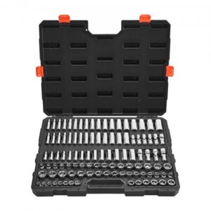 104-osaline 9,5 mm padrunite komplekt, meetermõõdus 6 kuni 24 mm, sügavad ja standardsed, hoiukarbiga