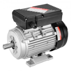 0, 75 kW elektrimootor 1400 p/min, AC 220–240 V, 5, 45 A, 80, B3 raam, ühefaasiline mootor, 19 mm kiilsoonega võll