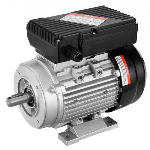 0,75 kW elektriskais motors 2850 apgr./min, AC 220–240 V, 5,15 A, 80 B34, 19 mm rievots vārpstas gals