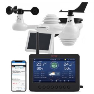 7-in-1 Wi-Fi orų stotis su 186 mm TFT ekranu ir belaidžiu lauko jutikliu