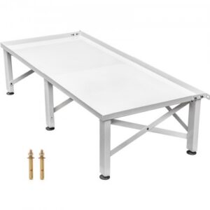Skalbimo mašinos pagrindas 124 x 54,9 cm, universalus, 30 cm aukščio, reguliuojamos kojelės