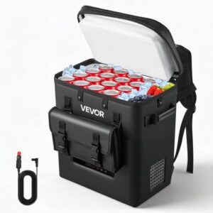 13 l kaasaskantav auto külmik, 12 V ja 24 V alalisvool, kompressoriga