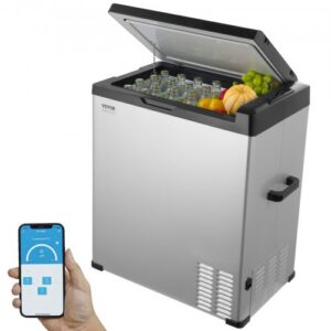 70 l ühe tsooniga auto külmik ja sügavkülmik, 12/24 V DC ja 100–240 V AC kompressorjahuti
