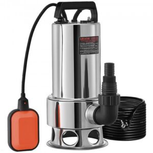 Panardinamas vandens siurblys 1300 W, 20 000 l/val., 10 m laidas, automatinis plūdinis jungiklis