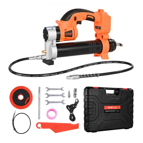 Belaidis tepalo pistoletas, 8000 PSI, su LED šviesa ir 35,4 col. žarna, suderinamas su 18 V Makita baterijomis