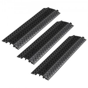 Kabelio apsaugos rampos, 2 kanalai, juodos, 3 vnt., CP-P03