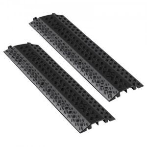 Kabelio apsauginė rampa CP-P03, juoda, 2 vnt.