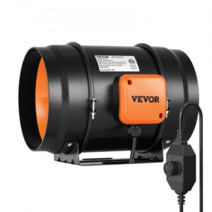 Inline-kanaliventilaator, 203,2 mm, reguleeritava kiirusega kontrolleriga