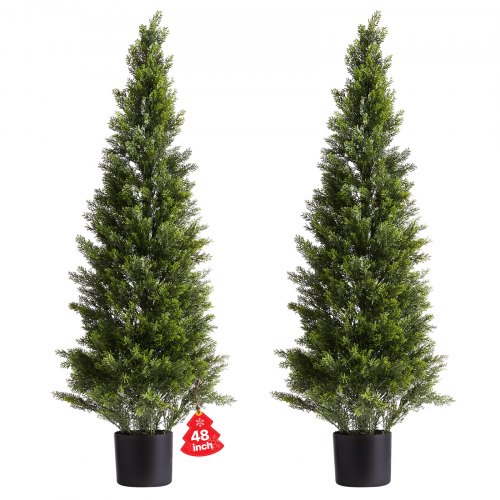 Mākslīgi ciedru topiāri, 2 gab., 121,9 cm, šaura A forma