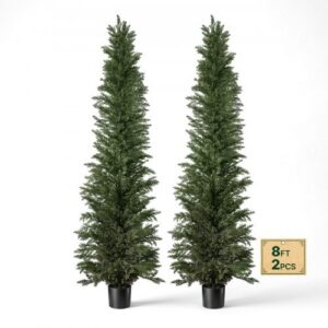 Tehislik kuusekujuline taim potis, 2438 mm, 2 tk, roheline