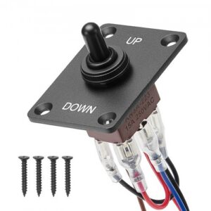 6 kontaktu momentāns polaritātes pārslēgšanas slēdzis, 12 V 30 A / 250 V 15 A
