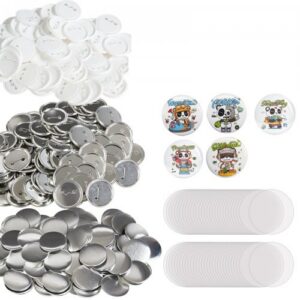 500 rinkinių 58 mm prisegamiems mygtukams skirtos dalys