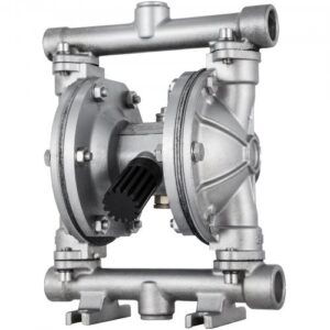 Oru varomas dvigubos membranos siurblys, nerūdijančio plieno korpusas, 11,4 l/min (3 GPM), PTFE