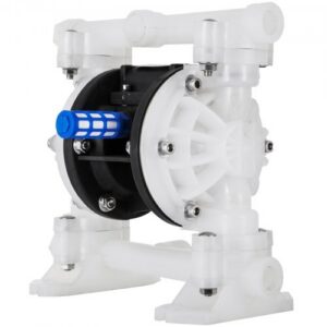 Oro dvigubos membranos siurblys QBY4-15, 7 GPM, 100 PSI, polipropilenas, 1,3 cm įleidimo ir išleidimo angos