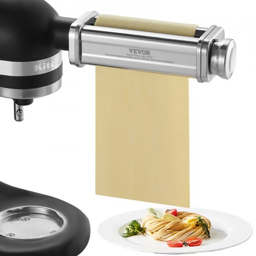 Makaronų lakštų volo priedas KitchenAid plakamajam maišytuvui, nerūdijantis plienas, 23 x 7 x 5 cm