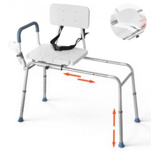 Slīdošais dušas krēsls, 180 kg, FBL650411
