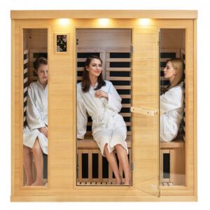 Kauginfrapuna puidust saun 3 kuni 4 inimesele, 2580 W, siseruumides