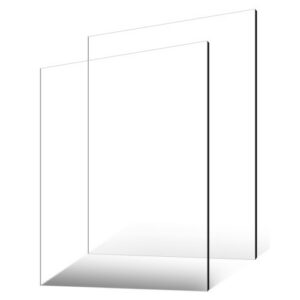 Akrüüllehed , läbipaistev, 2 tk, 91 x 61 cm, paksus 6 mm