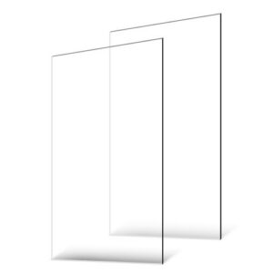 Akrüülist plastplaat, 2 tk, 610 x 1219 mm, 3 mm, läbipaistev