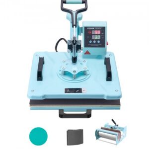 5 in 1 kuumpressimismasin, 300 x 380 mm, 850 g topsipressiga, roheline